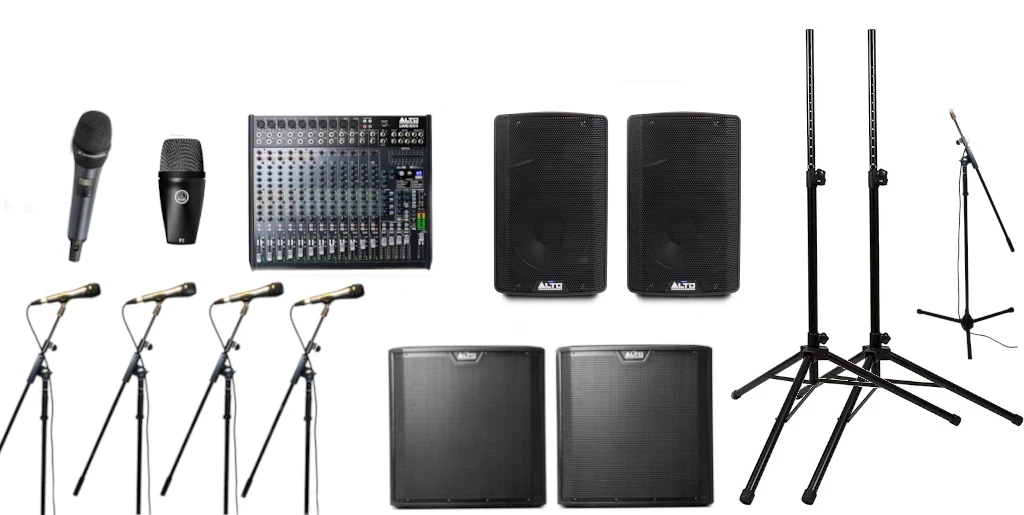 Individual components of We got live music!